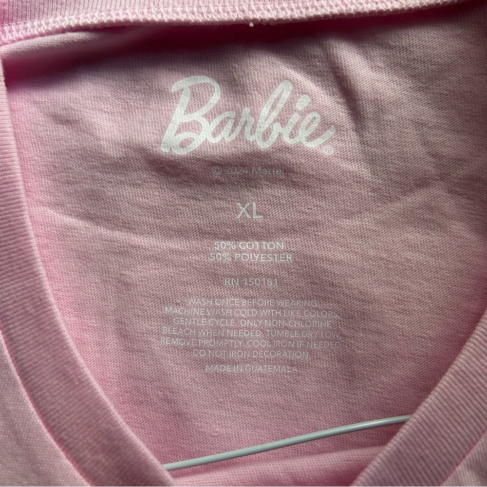 Barbie Light Pink Short Sleeve Tee - Picture 3 of 4